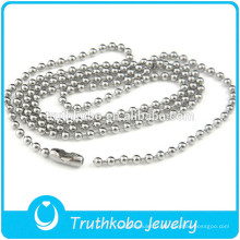 TKB-JN0086 Chapelet d&#39;argent de haute qualité promotionnel perles en acier inoxydable 316L pur DongGuan Truthkobo bijoux